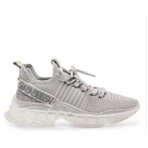 New Womens Steve Madden Iconic Maxima-R Gray Multi With Studs Size 8 NWOB